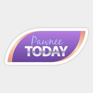 Parks and Recreation - Pawnee Today Logo Sticker